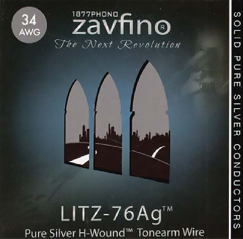 Zavfino 1877 Litz-76Ag interne toonarmbekabeling