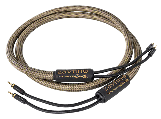 Zavfino 1877 Silver Dart luidsprekerkabel